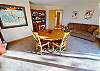 Main Floor Den with Games, Puzzles, Game Table, Queen Sofabed