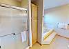 Primary Private Bath with Shower, Jetted Tub