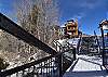 Pedestrian Bridge to Coffee, Dining, Shops