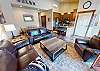 Living Room with Leather Seating