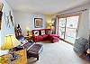 Living Area with Queen Sofabed, Deck Entry