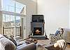 Living Area with Views, Flatscreen, Gas Fireplace