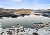 Fall Drone View of Lake Dillon
