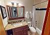 Shared Hall Bath with Combo Tub Shower