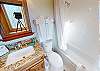 2nd Bedroom Private Bath with Combo Shower Tub