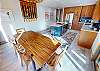 Dining Table for 6 and Kitchen Island Seats 4