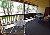 Large Patio. Grill was removed.