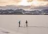 Cross Country Skiing on Lake Dillon