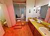Main Bath with Double Sinks, Tub, Shower