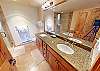 Master Bath has Double Sinks, Jetted Tub, Shower