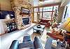 Beautiful Living Room with Flatscreen, Gas Fireplace