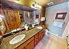 Primary Private Bath with Double Sinks, Shower, Tub