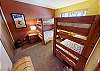 Guest Bedroom has 2 Twin Bunks