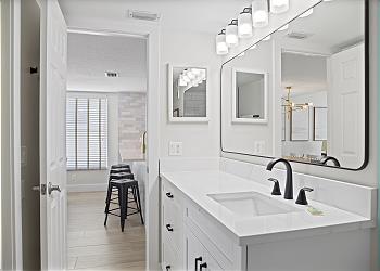 Beach Place 412 Master Bathroom
