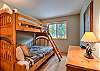 Bedroom #3 Twin/double bunk bed