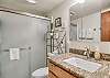Bathroom #2 with walk in shower