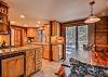 Dining Area, looking into kitchen with access to back deck 
