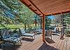Back Deck outside main level of home
