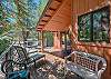 Back Deck outside main level of home