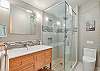 Master Bathroom Upstairs walk in shower