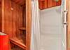 Downstairs bathroom and Sauna