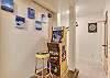 Downstairs pacman arcade game and darts