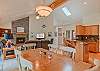 Dining Room, Kitchen and Living Room view