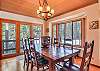 Dining Area with amazing view of golf course