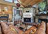 Wet bar in the living room