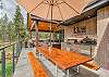 Upper Deck with Outdoor small kitchen
