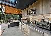 Pizza Oven with outdoor cooking area
