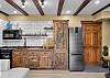 The apartment kitchen