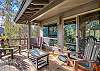Sitting area upstairs patio