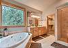 Master Bath #1 - Jacuzzi Soaker Tub and open walk in shower