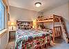 Bedroom #2 Queen and Twin/Twin Bunk Bed
