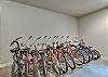 Bikes for your use located in the garage