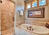 Soaker Tub and Walk In Shower