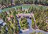 Overhead view - home near the Deschutes River