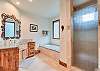 Master bath for Bedroom #7 - Soaking tub with Walk in Shower