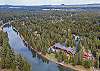 Overhead view of Deschutes River