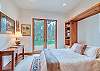 Bedroom #1 - Queen Murphy Bed. Downstairs Private access to back yard area