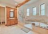 Master Bath for Bedroom #2 - Large Soaking Tub and Walk In shower Vanity Sink