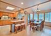 Kitchen and dining area