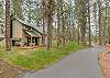 View of cabin from Bike Path