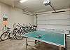 Garage with Ping Pong and Bikes