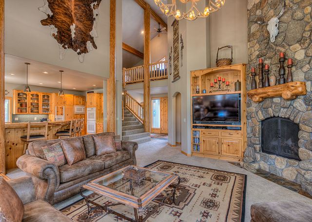 Complete view of Living Room and kitchen area