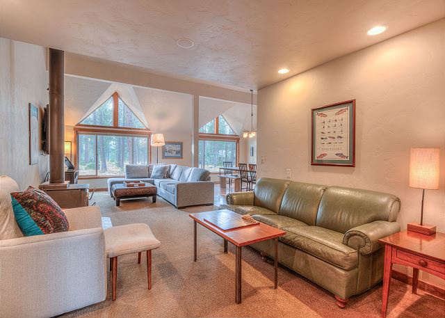 Living room and sitting area