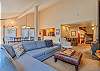 View of Living Room, Sitting Area, Kitchen and Dining Area