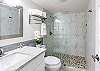 This bathroom is styled like a boutique hotel and all yours for your stay.
