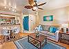 Tropical touches and island hues bring the spirit of Maui indoors.